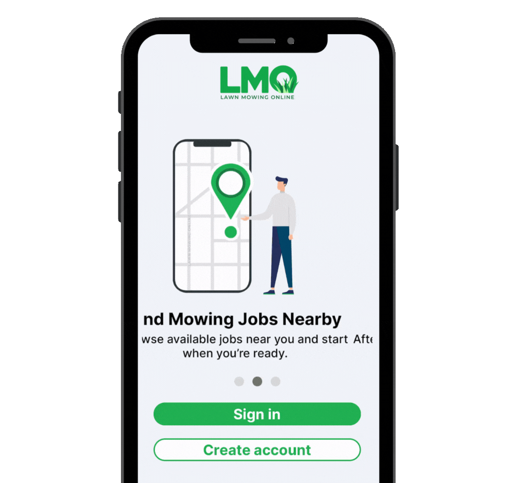 Download LMO App Lawn Mowing Online